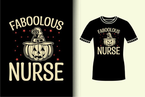 Faboolous Nurse Halloween Vintage Shirt Graphics