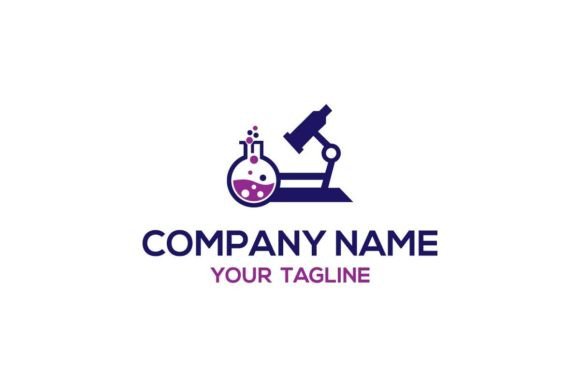 Modern Lab and Medical Laboratory Logo Graphics