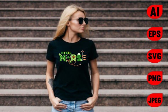 NICU Nurse Patrick s Day T Shirt Graphics
