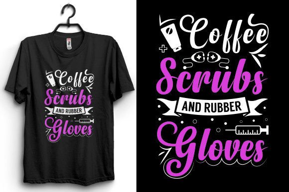 Nurse Trendy Typography T-shirt Design Graphics