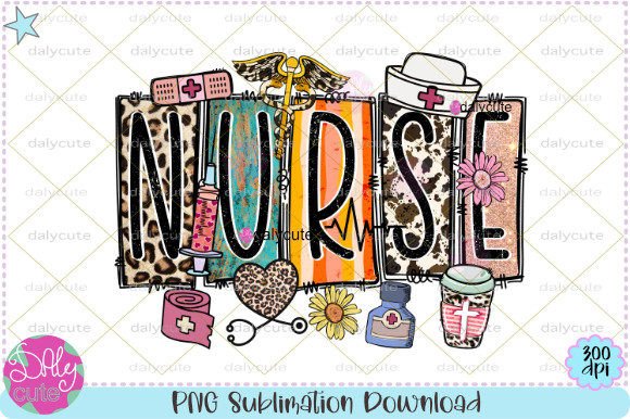 Nurse Western Sublimation: Graphics for T-Shirt Designs