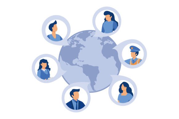 People in White Medical Mask Graphics
