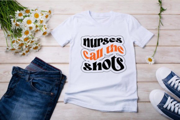 Retro Nurse T-shirt Design, Nurses Call Graphics
